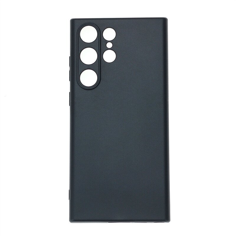 Чехол матовый для Samsung Galaxy S22 Ultra, черный