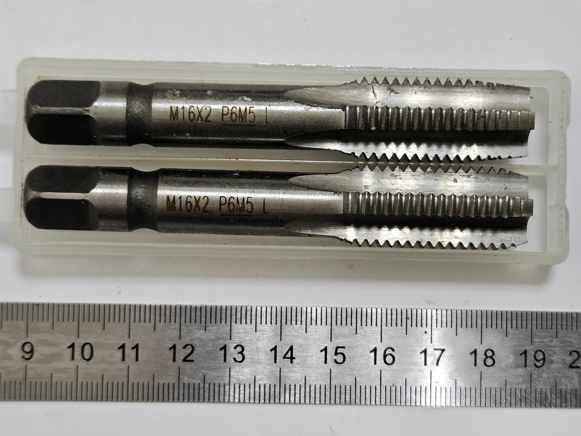 Метчик левый м/р М16х2 комплект из 2х шт. — фото 1