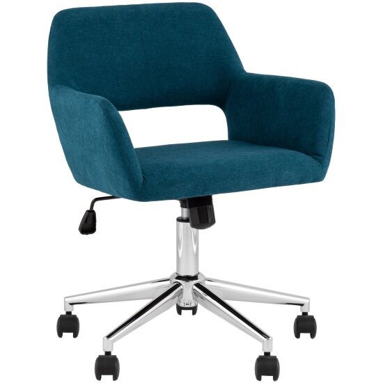 Кресло офисное Stool Group ROSS, рогожка, синий