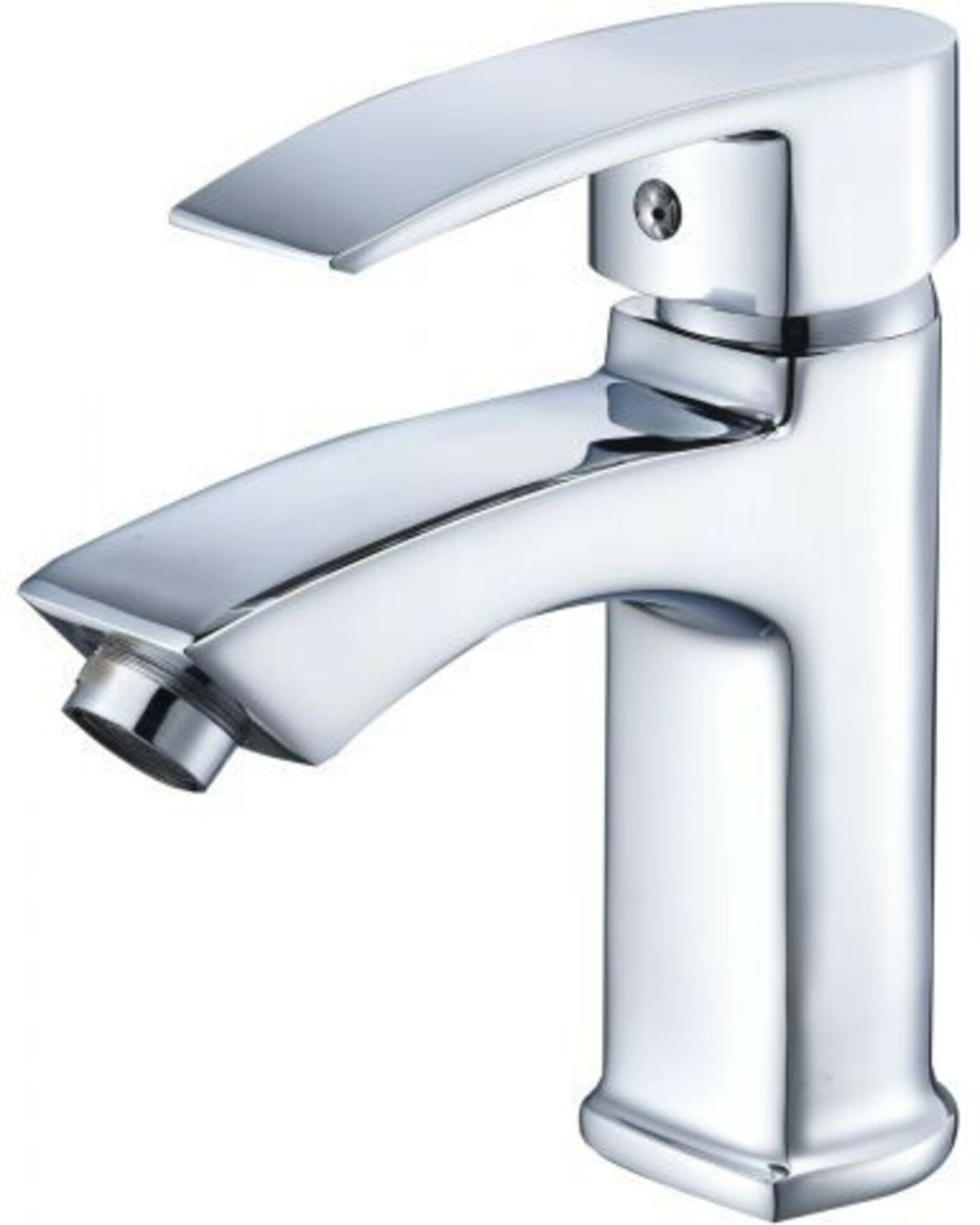 Смеситель для раковины ECONOCE серия 270 хром с коротким монолитным изливом (EC0270)