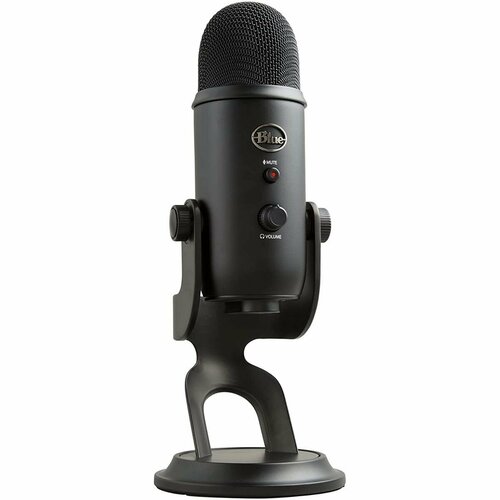 USB-микрофон Blue Yeti Blackout для записи 16621₽
