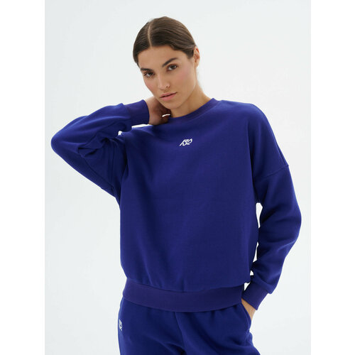 фото Свитшот rank essential fleece midlayer, размер l, , синий