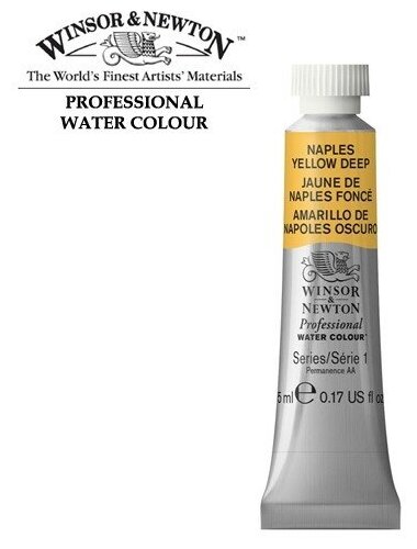 Акварель Winsor&Newton Акварель Winsor&Newton PROFESSIONAL туба 5мл, неаполитанский желтый густой