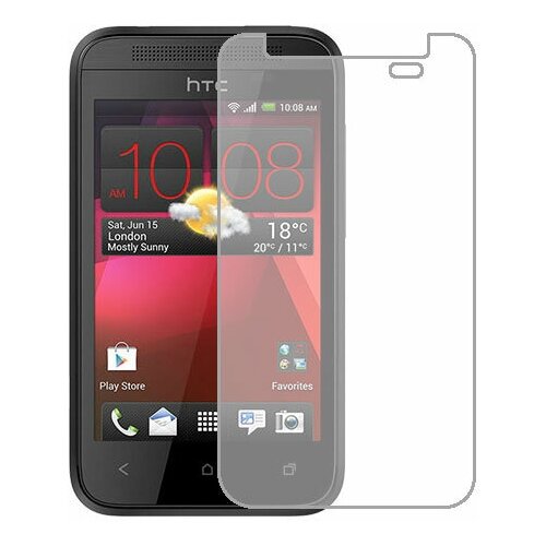 HTC Desire 200 защитный экран Гидрогель Прозрачный (Силикон) 1 штука