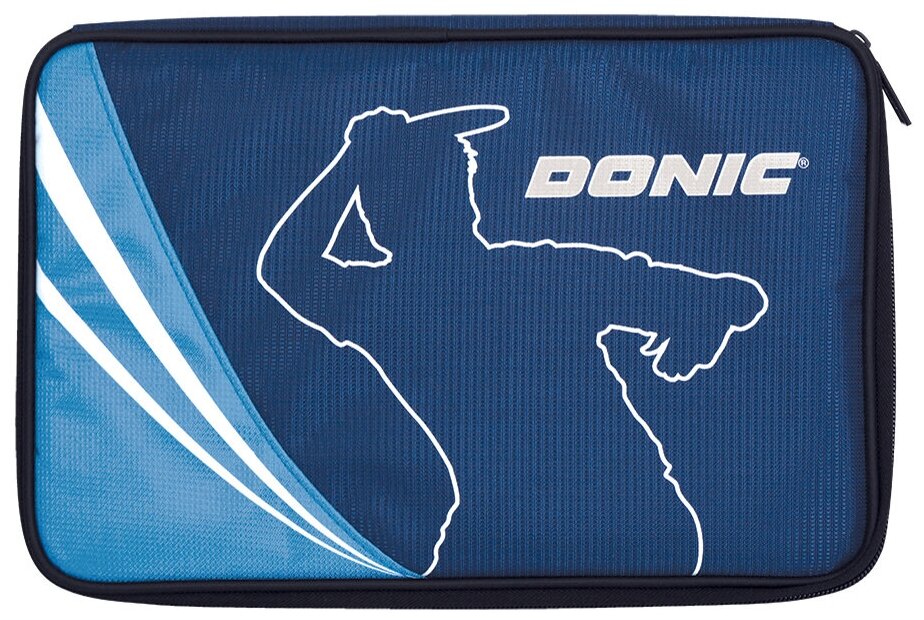 Чехол для ракетки для настольного тенниса Donic Legends Cover, синий