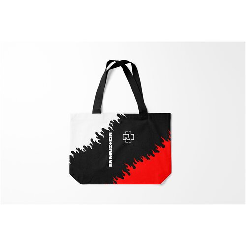 фото Сумка-шоппер / 46х35 см / рок / rammstein burnettie