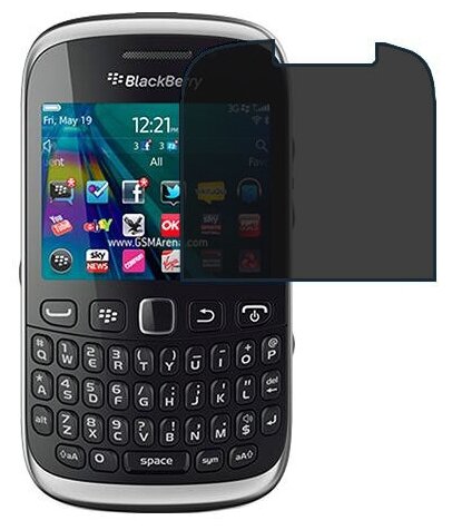 BlackBerry Curve 9320 защитный экран пленка гидрогель конфиденциальность (силикон) Одна штука