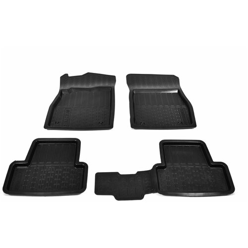 Коврики салона резиновые с бортиком для Opel Astra J / Опель Астра J (2009->)