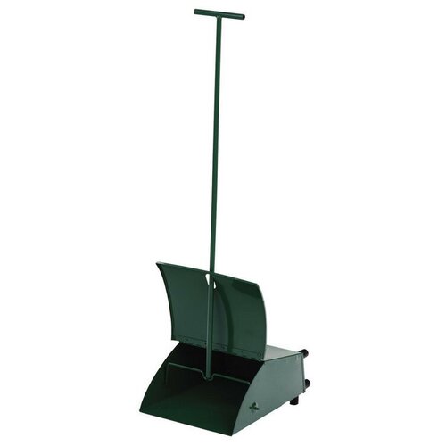 Совок д/мусора металлический с крышкой, 172954