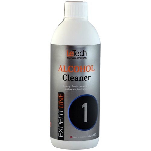 Обезжириватель для кожи, спиртовой очиститель, LeTech Leather Alcohol Cleaner 500ml