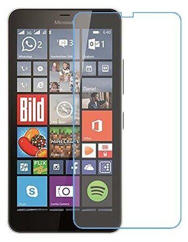 Microsoft Lumia 640 XL защитный экран из нано стекла 9H одна штука