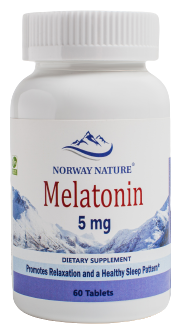 Здоровый сон Norway Nature Melatonin 5 mg (60 таблеток)