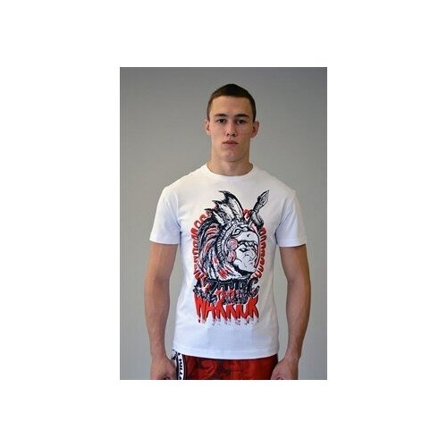 Футболка М-1 Ацтеки Индеец белая S