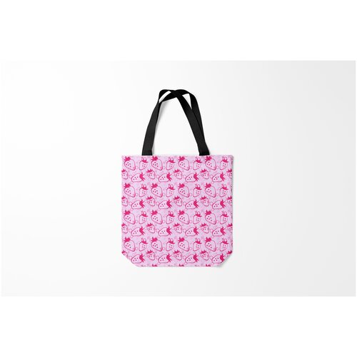 фото Сумка-шоппер / 40х40 см / любовь / sexy клубничка burnettie