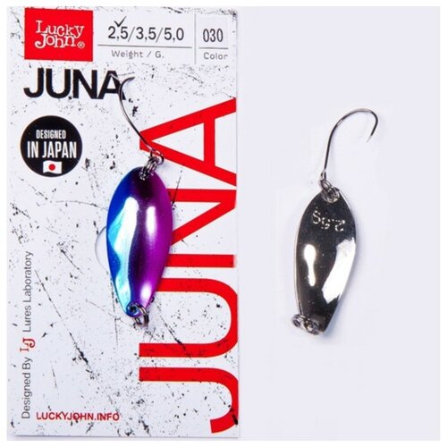 блесна lucky john juna 39мм 5г 025 Блесна колеб. Lucky John JUNA длин.39мм/05,0г 030