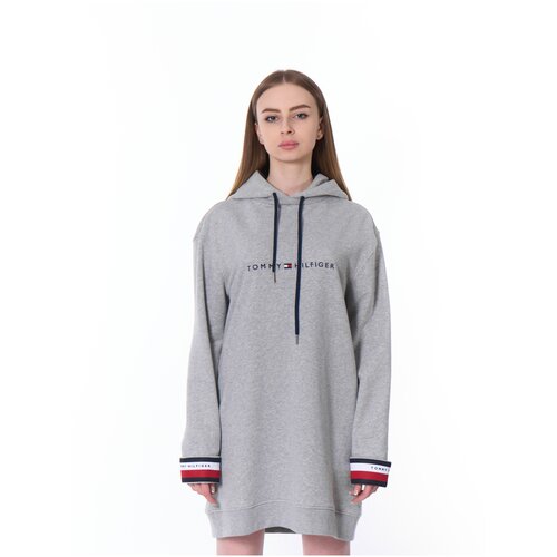 Tommy Hilfiger Платье-худи серое (M)