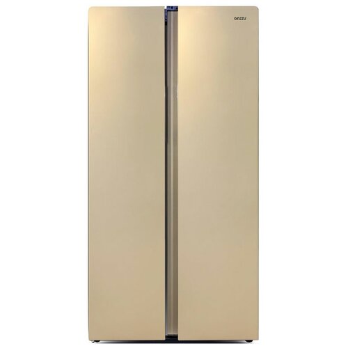 Холодильник Side by Side Ginzzu NFK-615 золотистый