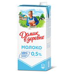 Молоко Домик в деревне ультрапастеризованное 0.5% - изображение