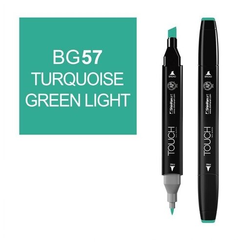 Маркер Touch Twin 057 зеленый виридиан BG57