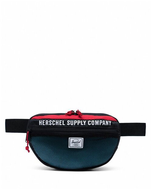 Сумка поясная Herschel, красный, черный