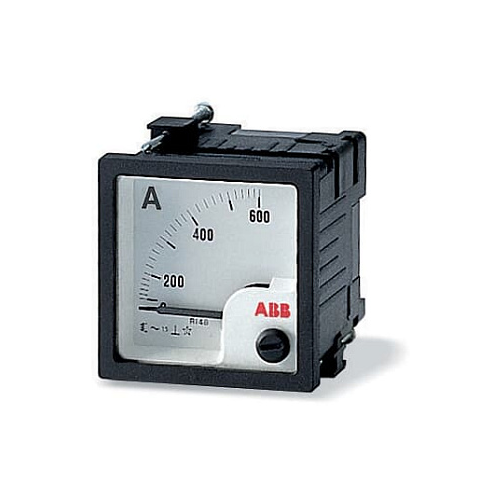 амперметр 5а 48х48 амперметр щитовой постоянного тока ABB AMT Амперметр постоянного тока без шкалы AMT2-A2/48, вкл. через шунт 60 мВ