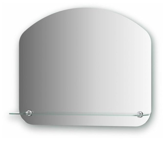 Зеркало настенное с полочкой Optima EVOFORM 60х50 см, для гостиной, прихожей, спальни, кабинета и ванной комнаты, BY 0517 - фотография № 2