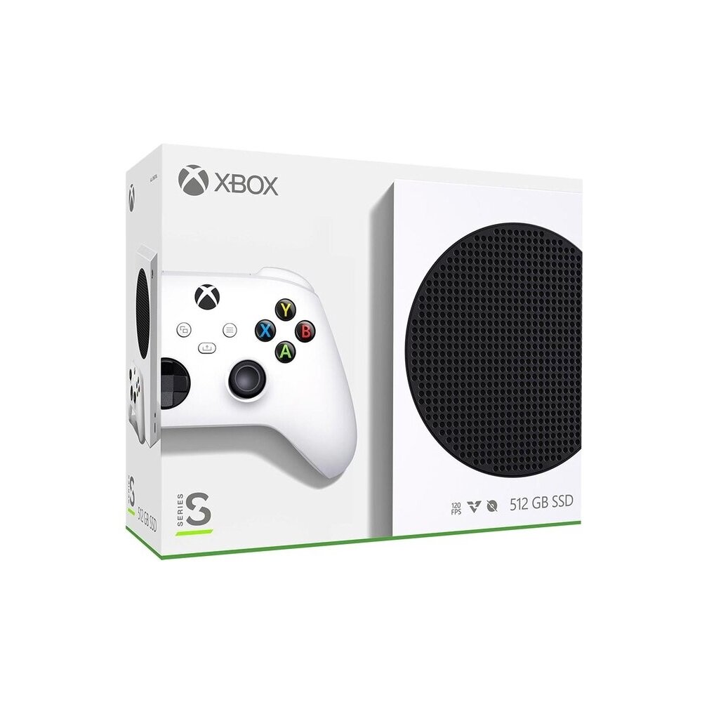 Игровая приставка Microsoft Xbox Series S с двумя геймпадами