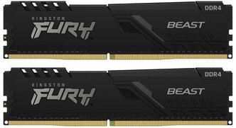 Оперативная память Kingston Fury Beast 3200 МГц DDR4 32 ГБ (16 ГБ x 2 шт) (KF432C16BBK2/32)