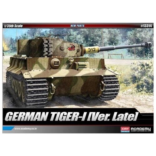 Academy German Panzerkampfwagen VI Tiger-I ver. late, 13314 1:35