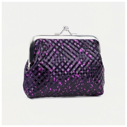 фото Кошелёк на фермуаре, цвет фиолетовый noname
