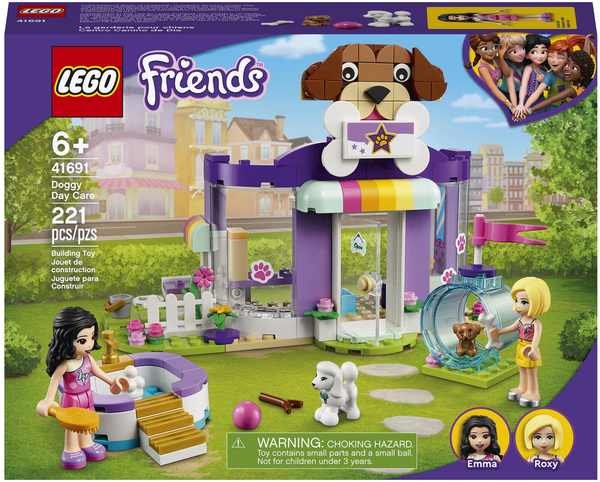 Конструктор LEGO Friends 41691 Дневной стационар для собак, 221 дет.