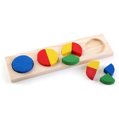 Доска - Вкладыш Геометрический круг (деревянная)