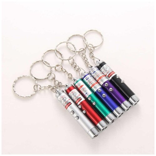 Игрушка для кошек со светящимся LED-лучом Laser Toy, чёрный