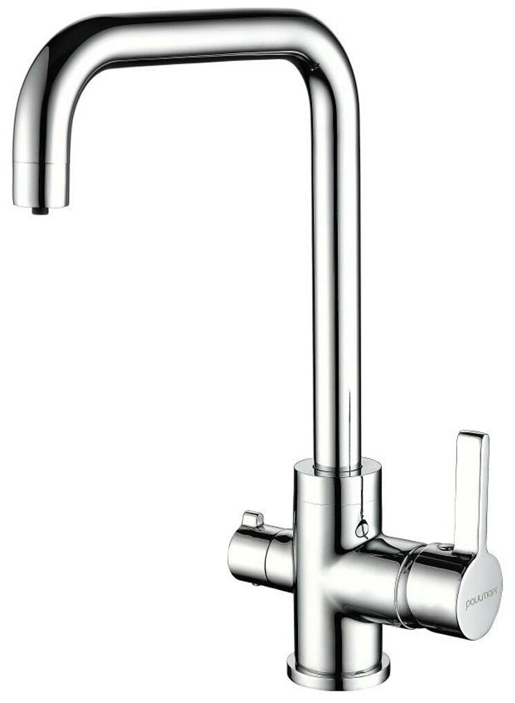 Смеситель для кухни Logas, хром, Lo213021-CR, Paulmark