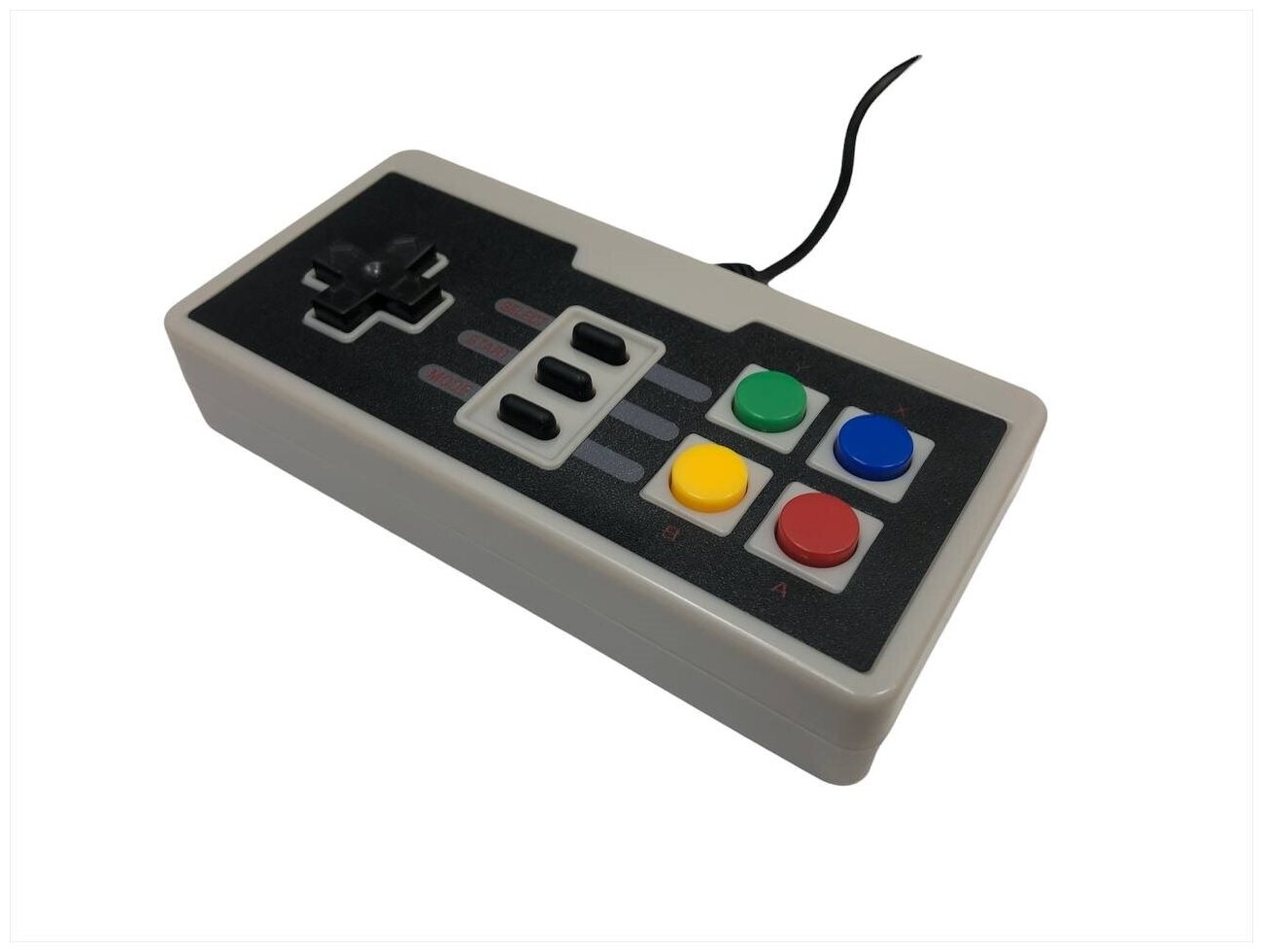 Игровой джойстик PALMEXX NES для ПК, ноутбука, SmartTV; USB2.0, проводной, 1.8м
