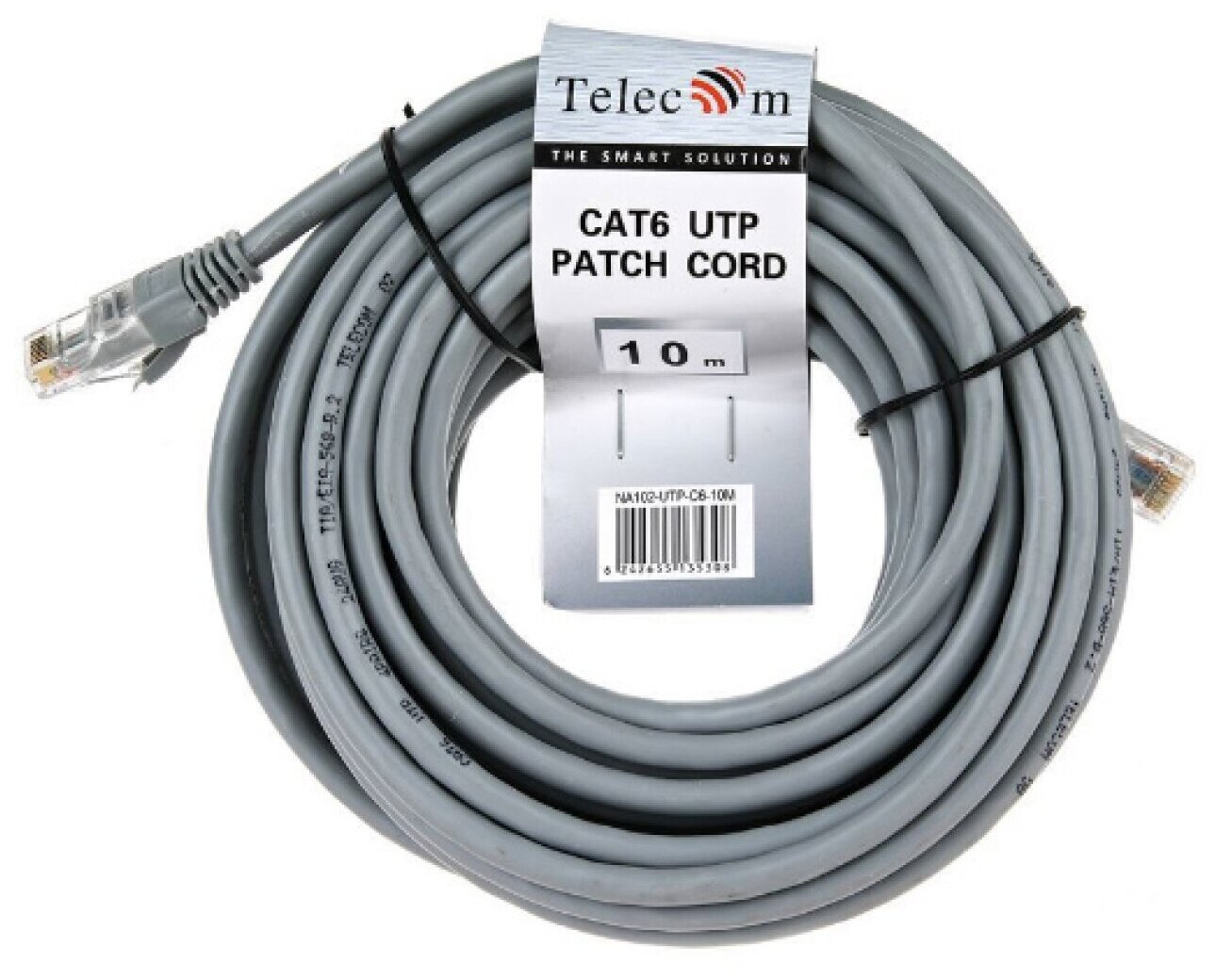 фото Патчкорд литой TELECOM UTP кат.6 10m