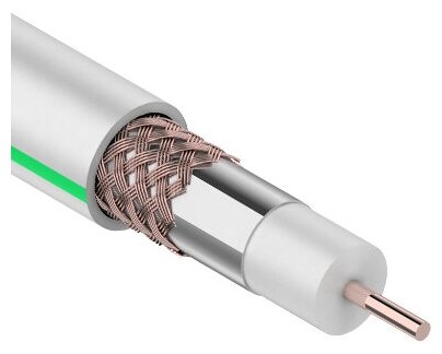 фото ProConnect Кабель коаксиальный SAT 703B, 75 Ом, CCS/Al/Al, 75%, бухта 20 м, белый