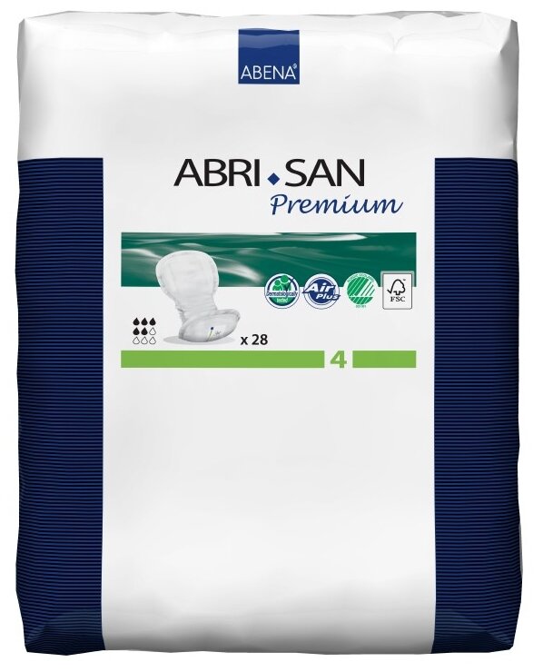 Abena Прокладки Abri-San Premium 4, 28 шт.