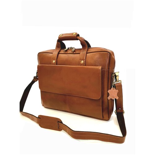 Портфель из натуральной кожи буйвола