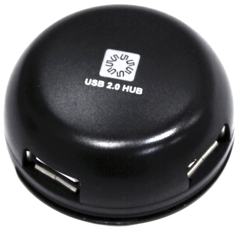Концентратор 5bites HB24-200BK 4 порта USB2.0, черный - фото №10