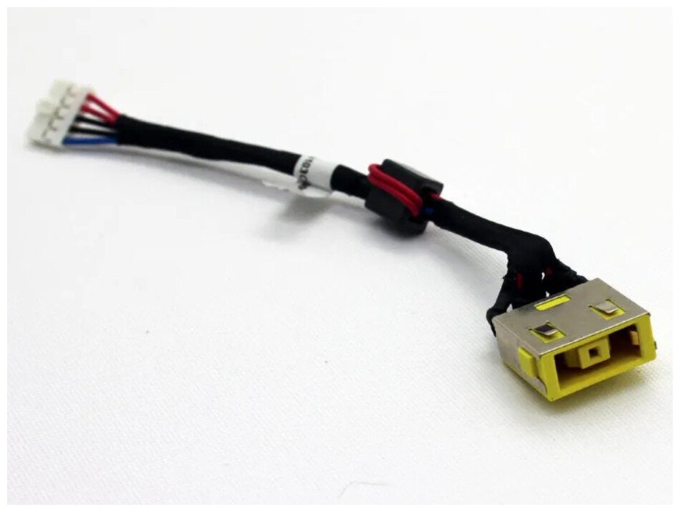 Power connector / Разъем питания для ноутбука Lenovo G500s, G505s с кабелем, 14.5 см