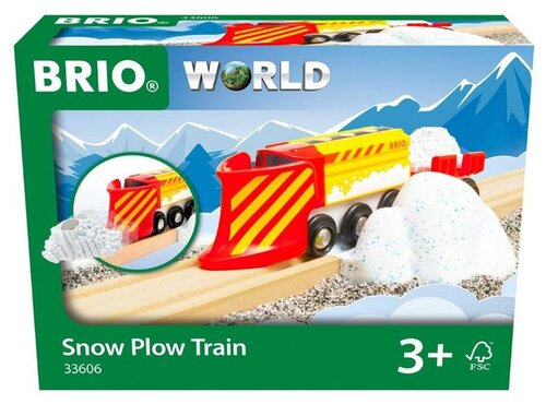 BRIO Снегоуборочный поезд с грузом 33606