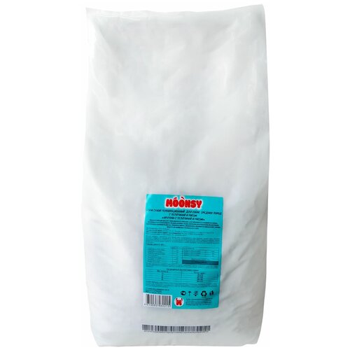 MOONSY крутоны для взрослых собак средних пород с телятиной и рисом (15 кг)