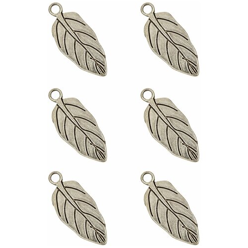 Подвеска лист 30х13х1 мм, сплав олова с покрытием 