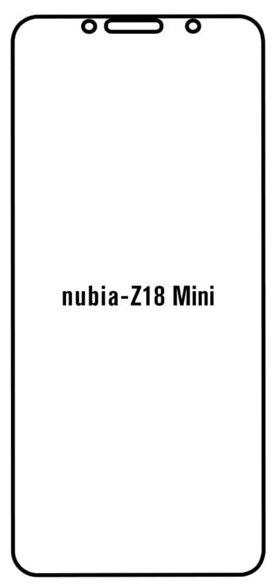 Гидрогелевая пленка LuxCase для ZTE Nubia Z18 mini 0.14mm Matte Front 87085