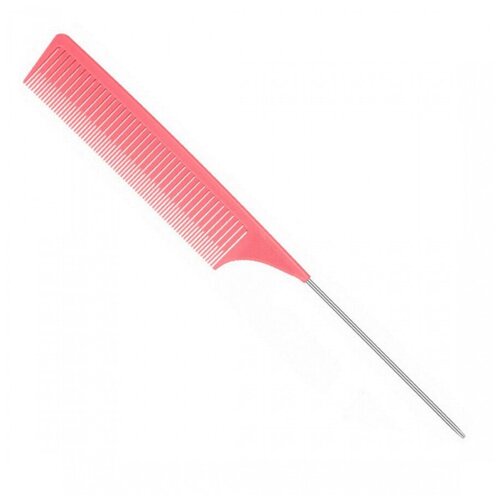 Купить Nail Art Расчёска для мелирования узкая (металлическая спица), розовый