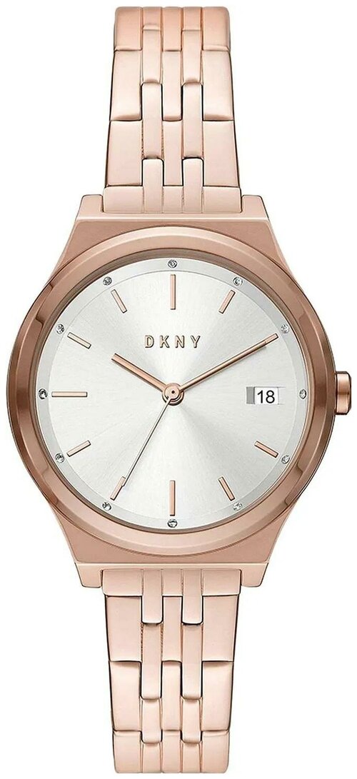 Наручные часы DKNY Parsons, золотой, серебряный