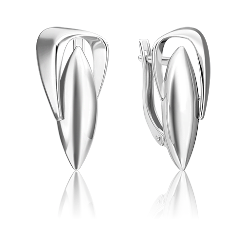 Серьги PLATINA из серебра 925 пробы