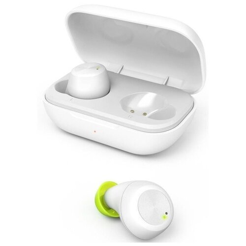 Гарнитура Hama вкладыши Spirit Chop белыйзеленый беспроводные bluetooth в ушной раковине 222000₽