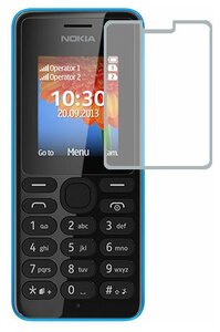 Фото Nokia 108 Dual SIM защитный экран Гидрогель Прозрачный (Силикон) 1 штука